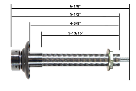 Shank para grifo con espiga - 6-1/8 de largo