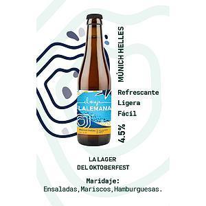 Cerveza lager Lalemana - El Viaje