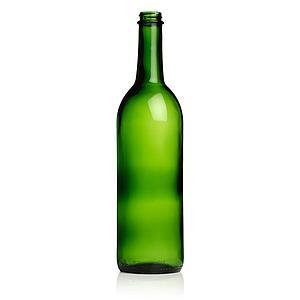 Botellas de 750ml champagne verde