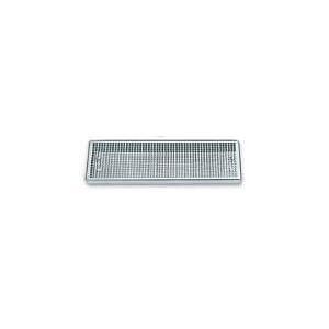 Bandeja Acero Inox sin lava vaso, con desague - 40x22x3